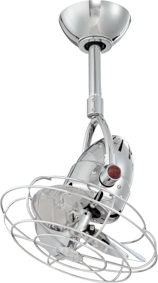 Ventilador de techo exterior Matthews Diane cromado pulido 13" con control remoto Foto 1 de 1