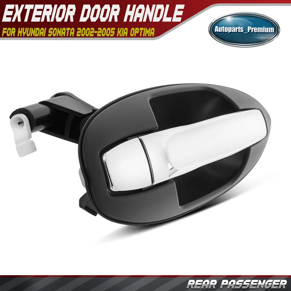Manija de puerta exterior trasera derecha para Hyundai Sonata 2002-2005 Kia Optima 01-05 Foto 1 de 4