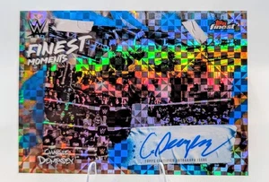 2025 Topps Finest WWE Charlie Dempsey Blue Refractor Auto /75 Free Shipping - Picture 1 of 4