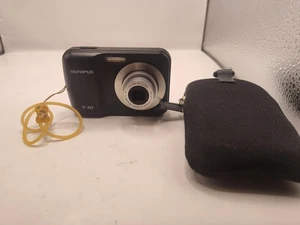 Olympus T-Series T-10 10.0MP Digitalkamera - Schwarz FUNKTIONIERT!! Kostenloser Versand  - Bild 1 von 6