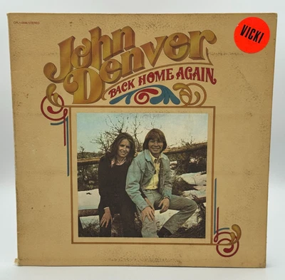 John Denver Back Home Again - 12" Vinyl Record - RCA - Tested Foto 1 de 4