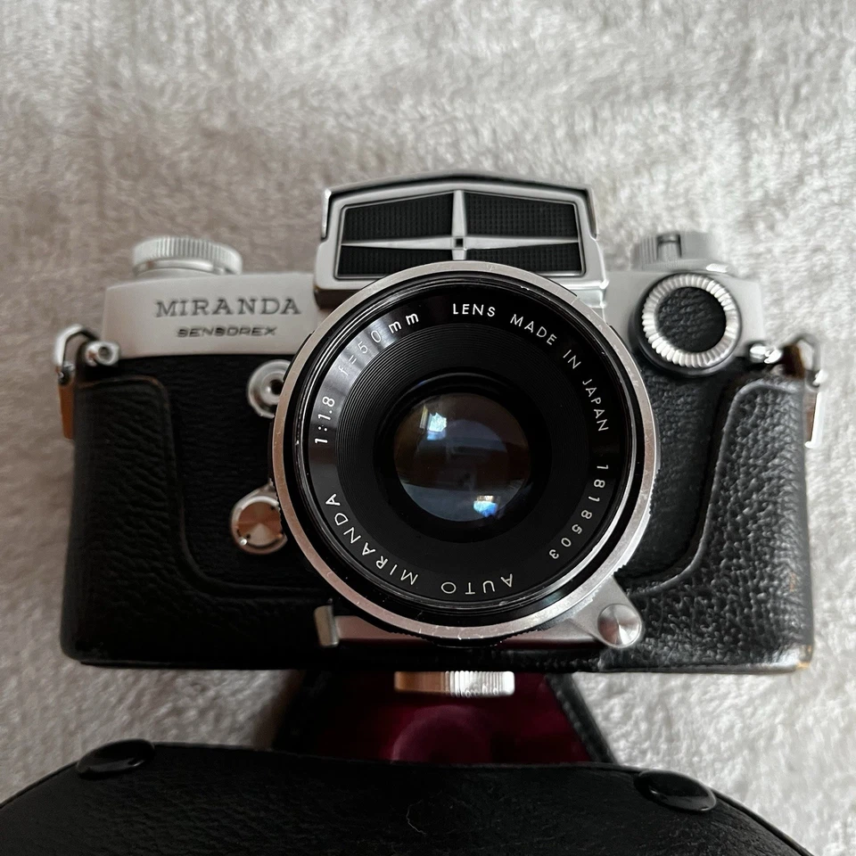 Cámara SLR Miranda Sensorex 35 mm vintage con estuche Foto 1 de 4
