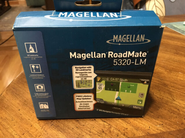 Magellan RoadMate 5220LM 5 GPS Device with Free Lifetime Map