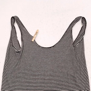 Victoria's Secret Casual Pullover Tank Top Shirt Womens Size Large L Black White - Picture 1 of 8