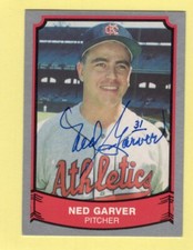 Autographed Ned Garver A's #189 1989 Baseball Legends Free shipping