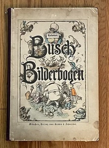 Wilhelm Busch Bilderbogen Koloriert 50 Plates Cartoons Germany Circa 1880's - Picture 1 of 8