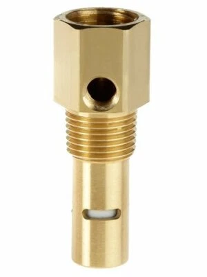 ALL BRASS Air Compressor Check Valve for Rolair CV4X4TA 1/2" FNPT x 1/2" MNPT - Image 1 of 4