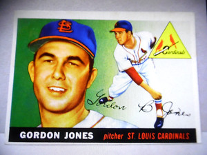 1955 TOPPS #78 GORDON JONES BASEBALL CARD