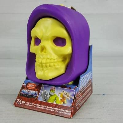 Masters of the Universe 76pc Trap Jaw Laser Cannon Mega Blocks Skeletor Case NEW - Image 1 of 4