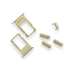 KIT LAUTSTÄRKETASTEN POWER VIBRATION UND WAGEN SIM-SLOT GOLD FÜR IPHONE 6S A1688 - Bild 1 von 1