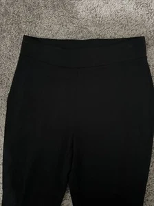 Isaac Mizrahi Live Essentials SOHO schwarze Leggings zum Überziehen S Small Damen verstellbar - Bild 1 von 3