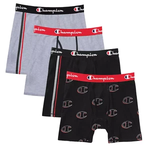 Men’s Champion Cotton Boxer Briefs LARGE 4 pack NWOT - Picture 1 of 3