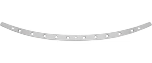 Memphis Shades Stainless Steel Windshield Trim Mem0947 - Picture 1 of 1