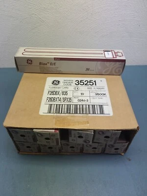 GE Biax D/E 26 W 4 Pin Light Bulb - NEW! BOX OF 10 NOS - Image 1 of 4