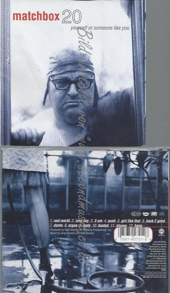 CD--MATCHBOX TWENTY UND MATCHBOX 20 - - -- YOURSELF OR SOMEONE LIKE YOU - Bild 1 von 1