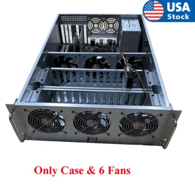 4U Mining Case 24 Hard Disk Bits Multi-drive Storage ATX Standard Server Chassis - Image 1 of 4
