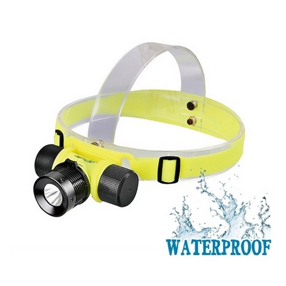 Torcia Led XPE frontale regolabile Nera e gialla IP65 Bianco freddo 6000K - Immagine 1 di 1