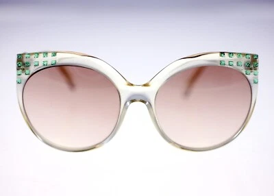 Gafas de sol Cazal Mod.507 Col.110 vintage de gran tamaño para damas alrededor de 1980-Peso 34 g Foto 1 de 4