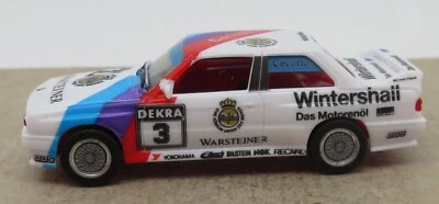 B Herpa HO 1/87 BMW M3 E30 #3 Cecotto DTM Warsteiner 3525 Wintershall ZF Technik Foto 1 de 4