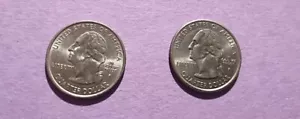 2002 Indiana ERROR Quarter R+Cud Between "AMeRICA" - Picture 1 of 6