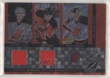 2010-11 Zenith Mozaics Double Materials Martin Brodeur Mattias Tedenby Rookie RC