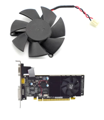 Cooling Fan For XFX R5 230 R7 250 GPU VGA Graphics Card XY5010H12S - Image 1 of 4
