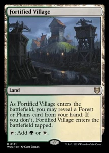 4x Fortified Village - NM - Wilds of Eldraine Commander SPARROW MAGIC - Picture 1 of 1