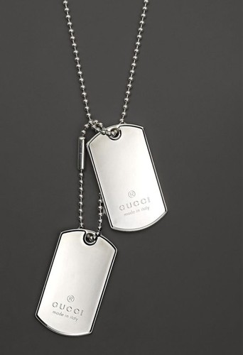 Collana Etichetta Cane Gucci