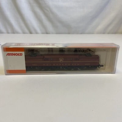 N Scale Arnold 5106 Pennsylvania Railroad Tuscan Red Locomotive Original Box - Image 1 of 4