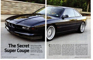 BMW ALPINA B12 5.0 COUPE 1991 ~ TOLLER 6-SEITIGER ARTIKEL / ANZEIGE - Bild 1 von 1