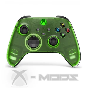 XBOX ONE SERIES CUSTOM CONTROLLER - TRANSPARENT GREEN - Picture 1 of 7