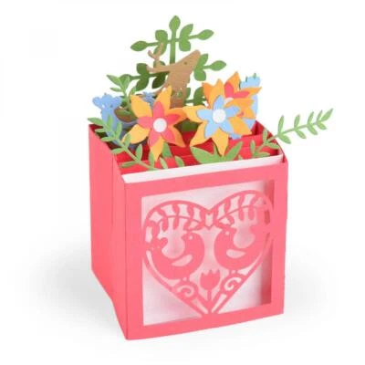 Sizzix Thinlits Stanzer Set 12tlg. - Card in a Box, Weihnachten by Lynda Kanase - Bild 1 von 4