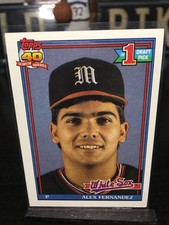 Alex Fernandez 1991 Topps 40 Years Of Baseball #1Draft Pick #278