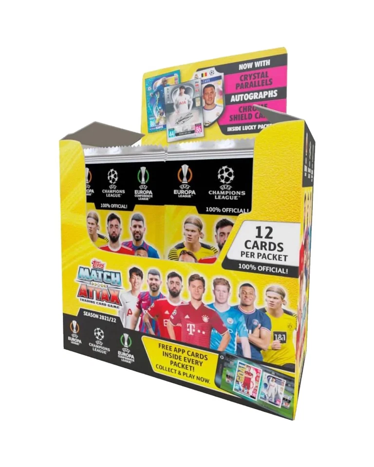 2021 2022 MATCH ATTAX UEFA Champions League Booster Box - image 1 of 2