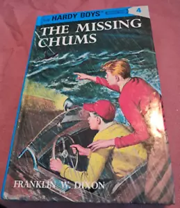 Hardy Boys 4 The Missing Chums flashlight hard cover mystery Adventure 1990 - Picture 1 of 4