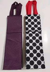 2 Stück!! Thirty One Wein Tragetasche Set Poka Dot Thermo Picknick Party Chiller - Bild 1 von 6