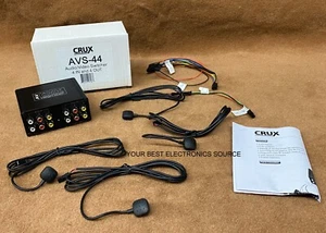 NEW CRUX AVS-44 Audio/Video Switcher, 4 In and 4 Out - Picture 1 of 1