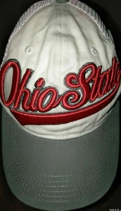 Ohio State University Buckeyes Cap Official Headware Trucker Hat Adult Spell out - Picture 1 of 8