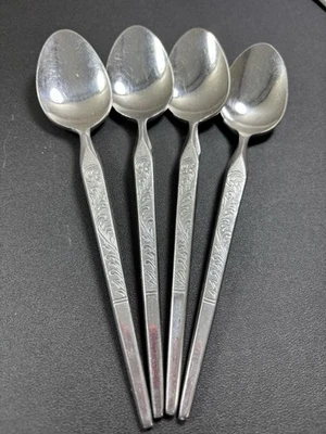 Set Of 4 Stanley Roberts WINTHROP Table Spoons Japan Flatware 6-7/8" - Image 1 of 4
