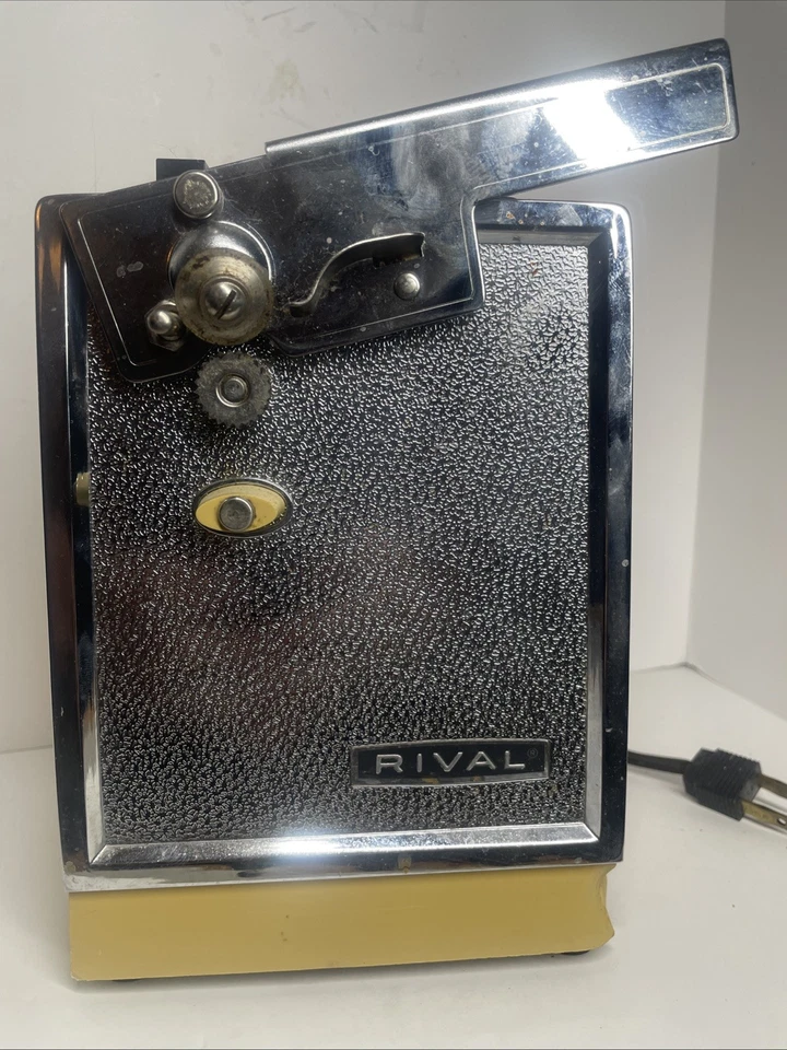Abrelatas Eléctrico Rival Vintage MCM CROMO Modelo 776R Foto 1 de 4