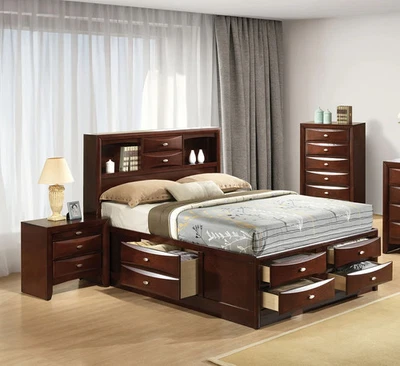 Findlay Twin 2-Piece Plush 3D Upholstered Bedroom Set with Nightstand - Image 1 of 4