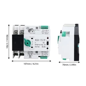 Dual Power Automatic Transfer Switch Sekundärstromverteilung Power Transfer - Photo 1/22