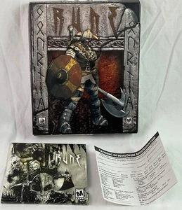 RUNE - WARLORD - PC CD 1999 Take2 Brutal Norse/Viking Lore Adventure Sarkamen’s - Picture 1 of 24