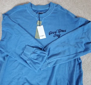 Goodiellow Men's Blue Pullover Shirt Size XL Long Sleeve New With Tags - Picture 1 of 10