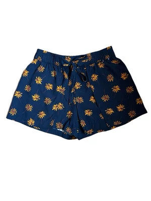 Pantalones Cortos Madewell Pull-On Corbata Fresca Margaritas Estampado Floral Ligeros Mujeres Talla S Foto 1 de 4