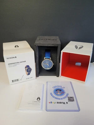 Подлинные женские часы Nixon Kensington синий/шампанское/золото патент A108 1395  - Изображение 1 из 4