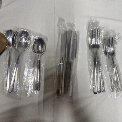 Juego de cubiertos Quince x Sambonet - 20 piezas Gia minimalista acero inoxidable nuevo Foto 1 de 4