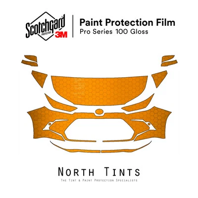 Toyota Grand Highlander 2024-2026 Serie 3M PRO Kit de protección de pintura precortada PPF Foto 1 de 4