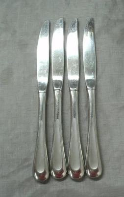 Oneida SATIN SAND DUNE Set of 4~9-1/4" Modern Solid Knife Stainless Flatware EUC - Image 1 of 3