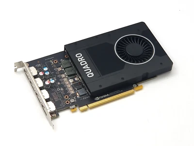 Gaming NVIDIA Quadro P2000 5GB GDDR5 Graphics Card High Profile Bracket 4x DPORT - Image 1 of 4